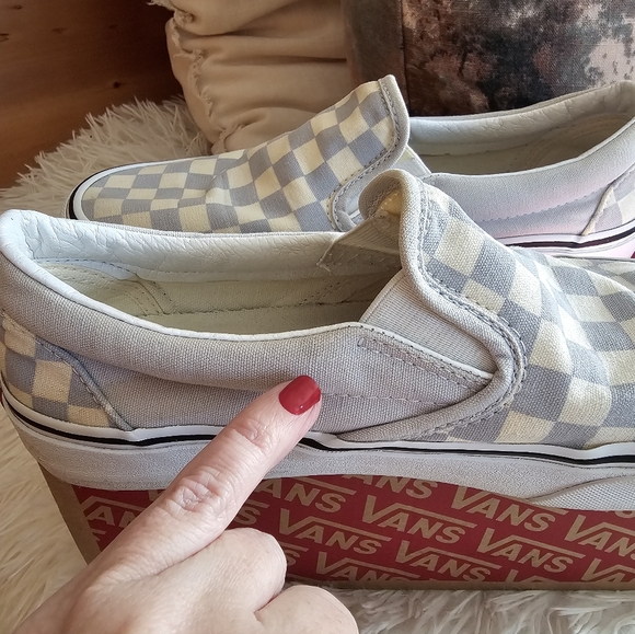 Vans Classic Checkerboard Slip-Ons - Picture 7 of 8